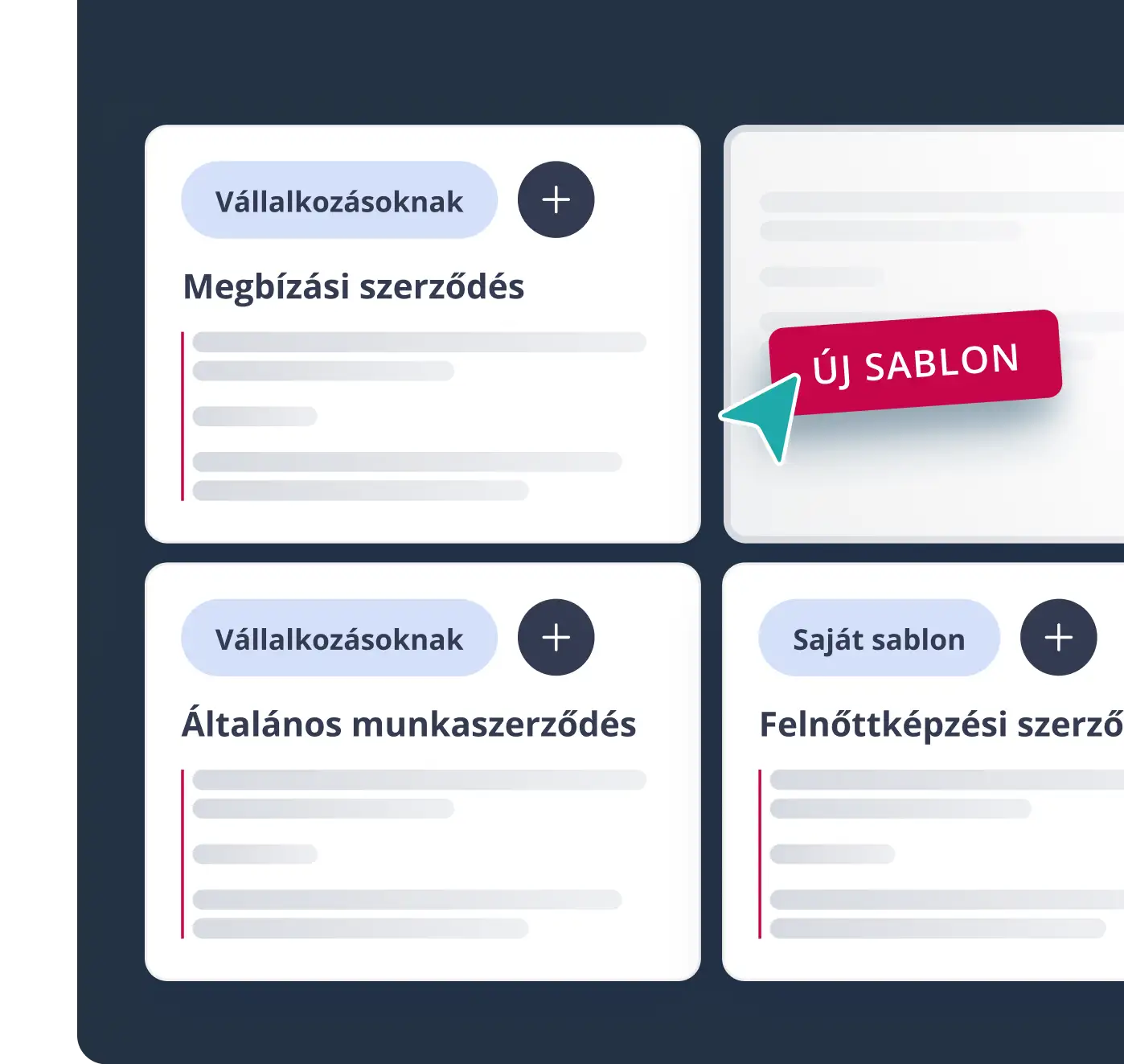 Guarde os seus próprios modelos com facilidade