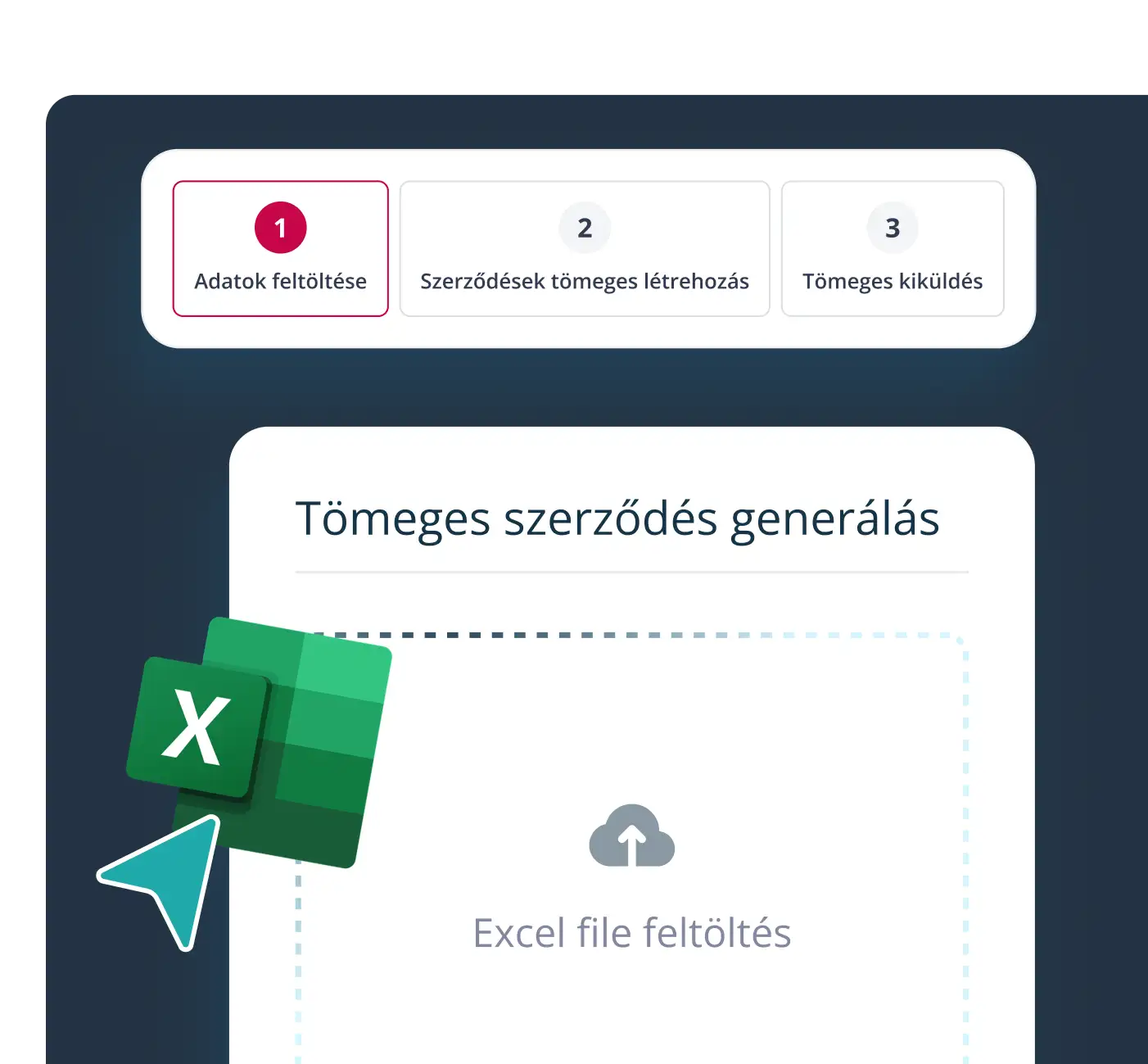 Envio de contratos em massa com um clique